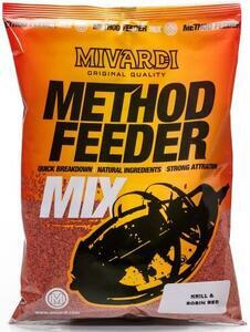 Method feeder mix Mivardi 1kg - Krill & Robin Red - 1