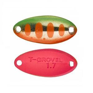 Plandavka Illex T-Grovel Spoon 2,8g - Green Orange Yamame - Fluo Pink