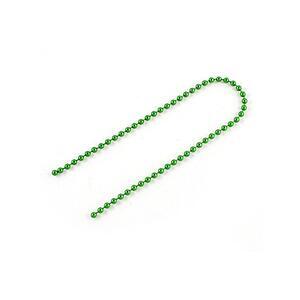 Kovový řetízek Ball Chain Metallic 3,2mm 25cm - Green