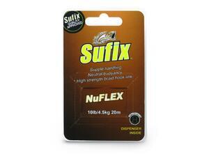 Návazcová pletená šňůra Sufix NuFlex 20m Green Brown - 10lb - 1