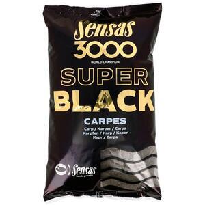 Krmení Sensas 3000 Super Black Carpes - Kapr černé 1kg
