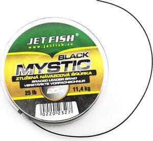 Návazcová pletená šňůra Jet Fish Black Mystic 20m 25lb - 1