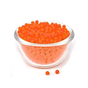 Plastové kuličky Neon Plastic Beads 50ks 4,0mm - Orange