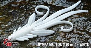 Nymfa RedBass XL 130mm - White