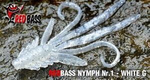 Nymfa RedBass S 53mm - White G
