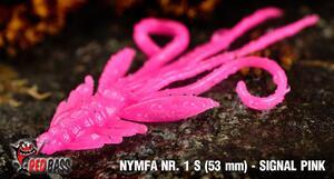 Nymfa RedBass S 53mm - Signal Pink UV