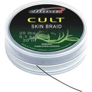Potahovaná návazcová šňůra Climax Cult Skin Braid 15m camou green - 30lb  - 1