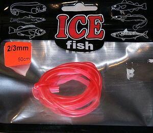 Trubička červená Ice Fish 50cm 4/6mm