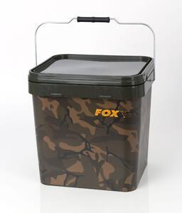 Kbelík s víkem FOX Camo Square bucket 17L - 1