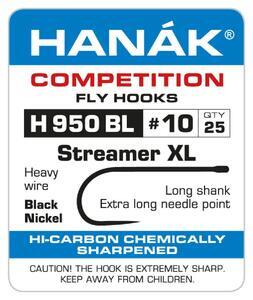 Háčky Streamer XL bez protihrotu Hanák H 950 BL 25ks - 8, 08 - 1