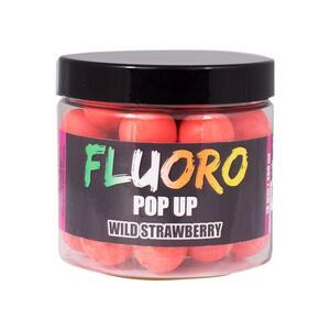 Fluoro Pop-up Boilie LK Baits 200ml 18mm - Wild Strawberry