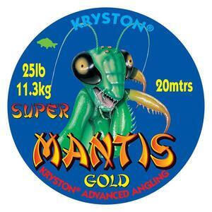 Potahovaná návazcová šňůrka Kryston Super Mantis Gold 20m 15lb (6,8kg) - 1