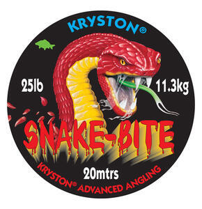 Potahovaná návazcová šňůrka Kryston Snake Bite Weed Green 20m 15lb (6,8kg) - 1