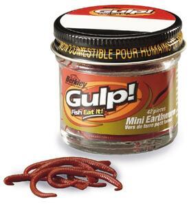 Žížala Berkley Gulp! Mini Earthworm 1" (2,5cm) - Red