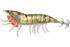 Nástraha kreveta Savage Gear 3D Hybrid Shrimp EGI jig Glitter 9,2cm 21g - Olive Flash - 1/5