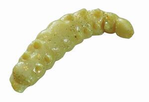 Vosí larvy Berkley PowerBait® Honey Worm 55ks - žlutá gliter - 1