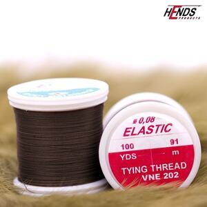 Elastic Tying Thread 0,08mm VNE202 - hnědá