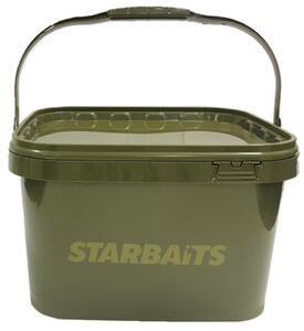 Kbelík s víkem Starbaits Square Bucket 8L - 1