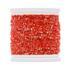 Microchenille Cactus 1mm - CHM08 - oranžovo červená perleť - 1/2
