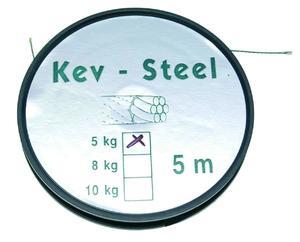 Lanko na dravce Kev-Steel - zelený 5m 8kg