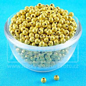 Plastové kuličky Miracle Beads 3D 50ks Yellow - 4,0mm 