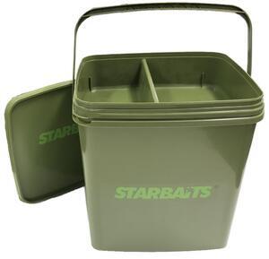 Kbelík na nástrahy Starbaits Bait Bucket 13L + vanička + víko - 1