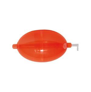 Průběžná bublina - oválné plovátko Buldo červené - 40x60mm