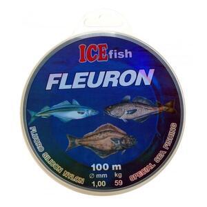 Vlasec na mořské návazce IceFish Fleuron 100m 0,80mm 38kg, 080 - 1