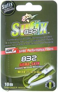 Potahovaná návazcová šňůrka Sufix 832 Arma-Skin 10m Weed Green - 15lb
