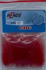 CDC peří Hends 95 - červená
