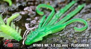 Nymfa RedBass S 53mm - Fluo Green UV