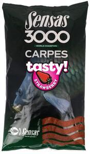 Krmení Sensas 3000 Carpes Tasty 1kg - Jahoda