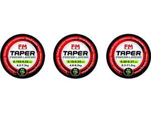 Ujímaný návazec FM Taper Feeder Leader 5x15m