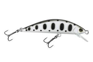 Wobler Illex Tricoroll 47 HW - White and Black Yamame