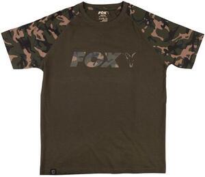Triko Fox Raglan Khaki/Camo T-Shirt - 1