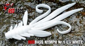 Nymfa RedBass L 80mm - White