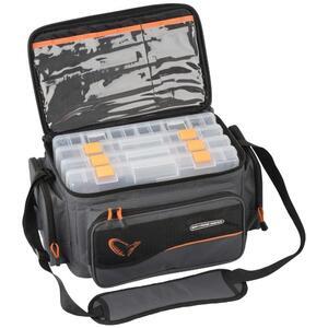 Přívlačová taška Savage Gear System Box Bag L + 4 krabičky - 1