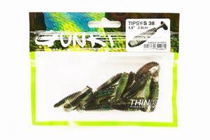 Mini ripper Gunki Tipsy-S - (15ks) - 3,8cm - Green Shiner - 2