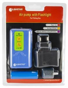 Vzduchovadlo Albastar Air Pump With Flashlight s USB připojením a světlem - 2