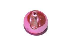 Kulička wolframová hladká s drážkou Lucent 10ks Světle růžová - 4,6mm - 2