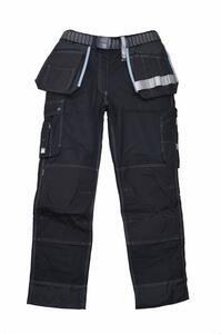 Pracovní kalhoty GWT s kapsami černé - L - 2