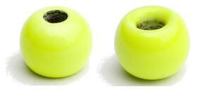 Kulička kovová barvená Bead Head 20ks Fluo Chartreuse - 4,0mm - 2