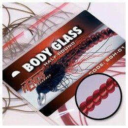 Body Glass Half Round 36 - vínově červená - 2
