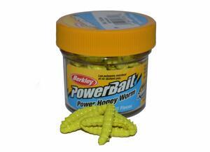 Vosí larvy Berkley PowerBait® Honey Worm 55ks - sytě žlutá - 2