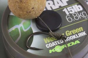 Potahovaná šňůrka Korda N-Trap Soft Weedy Green 20m 20lb 9,1kg - 2