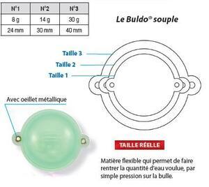 Bublina - kulové plovátko Buldo Flexible zelené - 30mm - 2