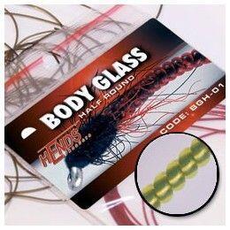 Body Glass Half Round 90 - signální žlutá - 2