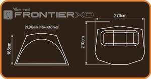 Bivak FOX Frontier XD + ložnice Frontier XD Inner Dome - 2