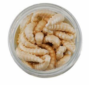 Vosí larvy Berkley PowerBait® Honey Worm Garlic 55ks - bílá česnek - 2