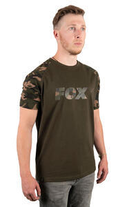 Triko Fox Raglan Khaki/Camo T-Shirt - 2